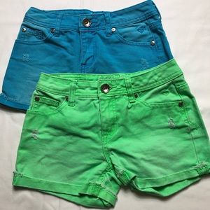 Justice brand girls shorts size 12S